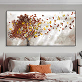 Toile - Butterflies Tree